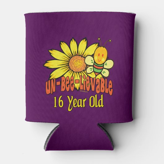 信じられないほどの16誕生日プレゼント 缶クーラー (正面)