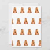 信じられないほど子供の誕生日 招待状 (裏面)