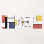 信じられないほど新生物主義の芸術モノグラム。レターI ヨガマット (正面(横))