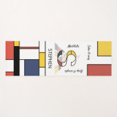 信じられないほど新生物主義の芸術モノグラム。文字S ヨガマット (正面(横))