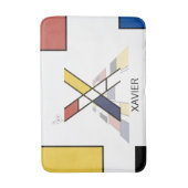 信じられないほど新生物主義の芸術モノグラム。文字X バスマット (正面縦)