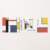 信じられないほど新生物主義の芸術モノグラム。文字Z ヨガマット (正面(横))