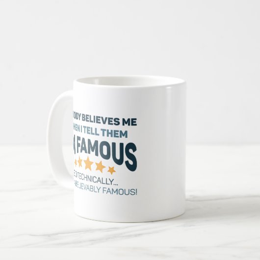 信じられないほど有名な コーヒーマグカップ (正面左)