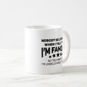 信じられないほど有名 コーヒーマグカップ (正面右)
