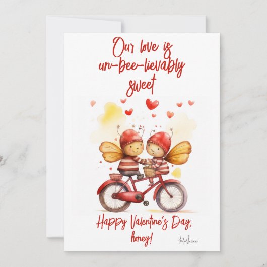 信じられないほど甘いバレンタインカード シーズンカード (正面)