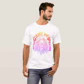信じられないような顎鬚を生やした老人引用文 Tシャツ (正面フル)