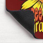 信じられないグラミーのひまわり マウスパッド (コーナー)