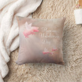 信じられない日 クッション (ブランケット)