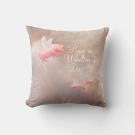 信じられない日 クッション