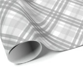 信じられない灰色のチェック柄 ラッピングペーパー (ロールコーナー)