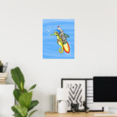 信じられない黄色のロケットタツノオトシゴ ポスター (ホームオフィス)