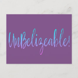 信じられない！はがき ポストカード