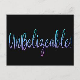 信じられない！はがき ポストカード