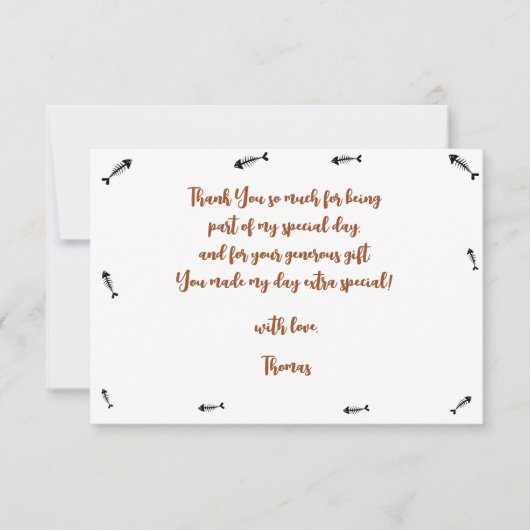 信じられない！子供の誕生日 サンキューカード (正面)