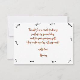 信じられない！子供の誕生日 サンキューカード