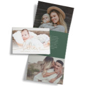 信じるところの写真 三つ折りクリスマスカード