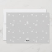 信じるとのホリデーカード シーズンカード (裏面)