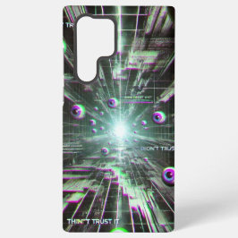 📱「信じるな」Weirdcore スマホケース📱 Samsung Galaxy S22 Ultraケース