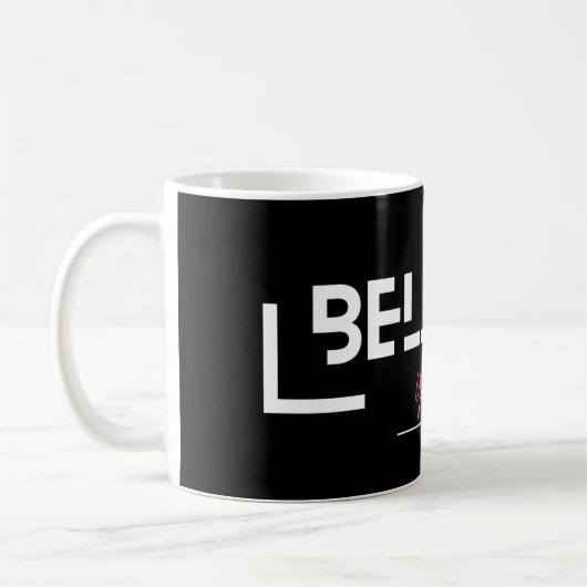 信じるカップ コーヒーマグカップ (左)
