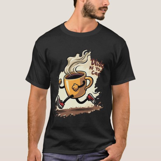 信じる心 | 元気なランニング コーヒーマグ Tシャツ (正面)