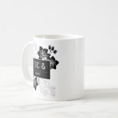 信じる コーヒーマグカップ (正面左)