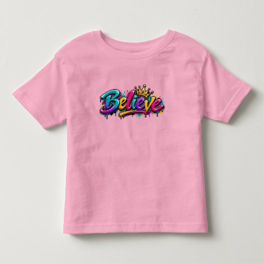 信じる  トドラーTシャツ (正面)