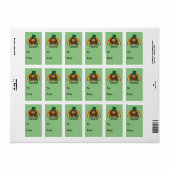 信じる！ ラッパのビッグフット ラベル (フルシート)