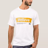 信じる Tシャツ (正面)