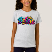 信じる  Tシャツ (正面)