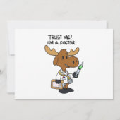 信じろ!イムアードクター |背景色を選択 招待状 (裏面)