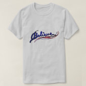 信じろ Tシャツ (デザイン正面)