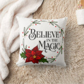 信じインザ魔法クリスマスホームデコール クッション (ブランケット)