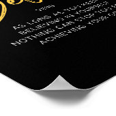 信じインスパイア引用文 ポスター (角)