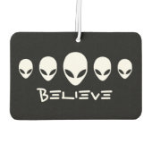 信じエイリアン カーエアーフレッシュナー (裏面)