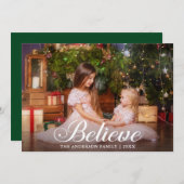 信じエレガント書家の写真 シーズンカード (正面/裏面)