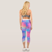 信じカスタムtyedie capri leggings loverトレーニング カプリレギンス (裏面)