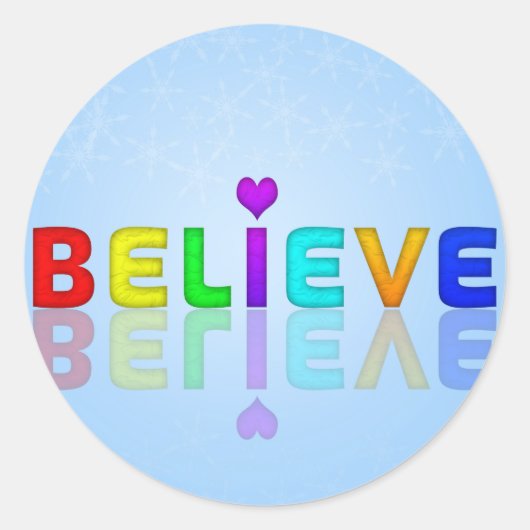 信じカラフル心遣い表現ギフト ラウンドシール (正面)