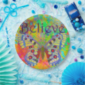 信じカラフル ペーパープレート (パーティー)