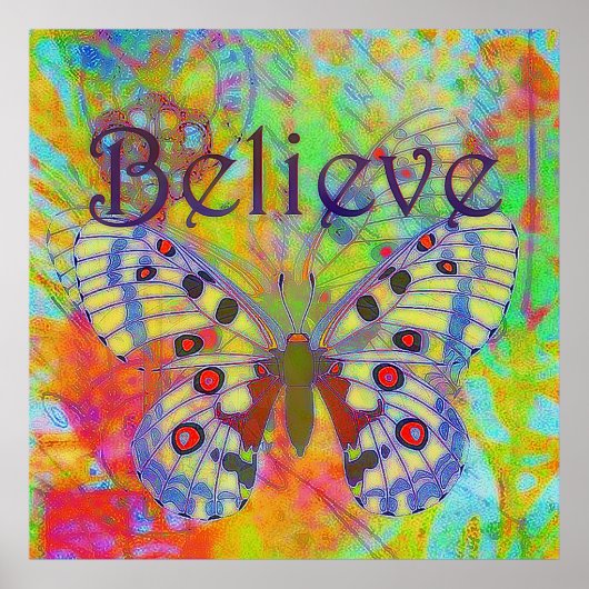 信じカラフル ポスター (正面)