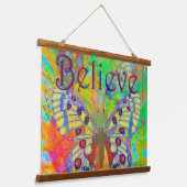 信じカラフル 吊り下げ型タペストリー (傾斜あり)