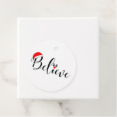 信じクリスマスのギフトタグクリスマスグラフィック フェイバータグ (インサイチュ)