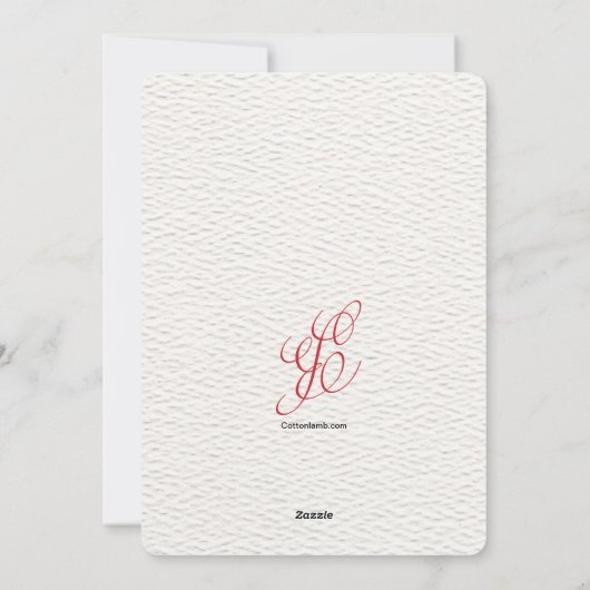 信じクリスマスの写真カードの魔法で シーズンカード (裏面)