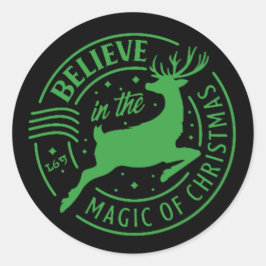 信じクリスマスの魔法で ラウンドシール
