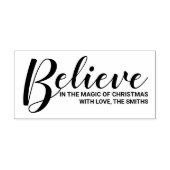 「信じクリスマスの魔法の中で」フェスティバル ラバースタンプ (インプリント)