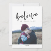 信じクリスマスフォト シーズンカード (正面)