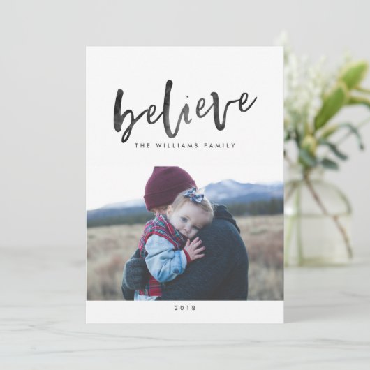 信じクリスマスフォト シーズンカード (スタンド正面)