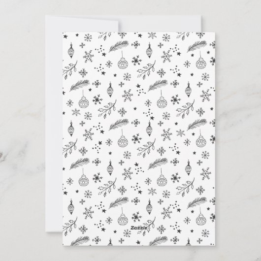 信じクリスマスフォト シーズンカード (裏面)