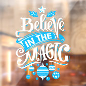 信じクリスマスブルーの魔法で ウィンドウサイン (シート2)