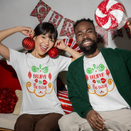 信じクリスマスユニセックス Tシャツ