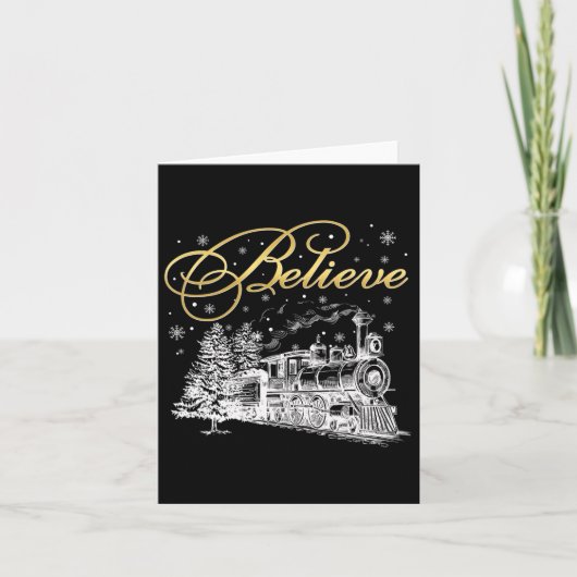 信じクリスマス北極表現極全Abr カード (正面)